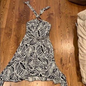 Black and white dress